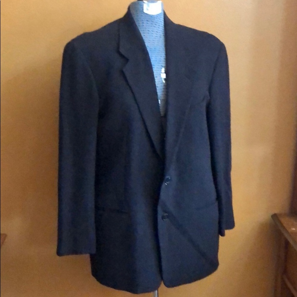 Mani by Giorgio Armani Black Wool Sport Jacket 44”